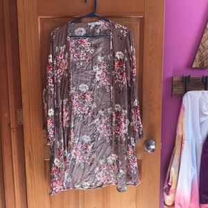 Floral cardigan